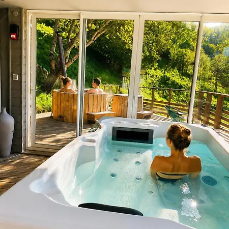Solayan Nature & Spa, Piscine Interieure, Bains Nordiques & Vue Pyrenees Hotell Couledoux